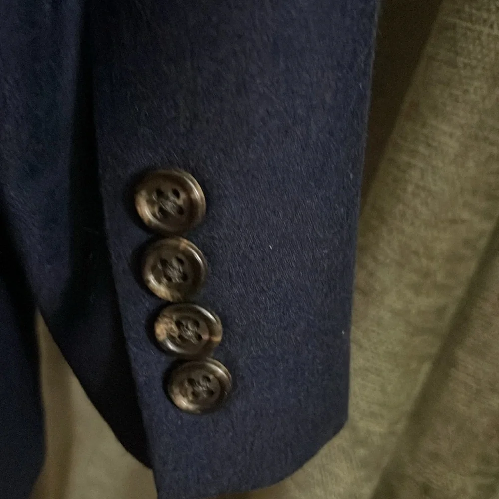 J.Crew Ludlow Suit Jacket 100% American Wool Blue 36R